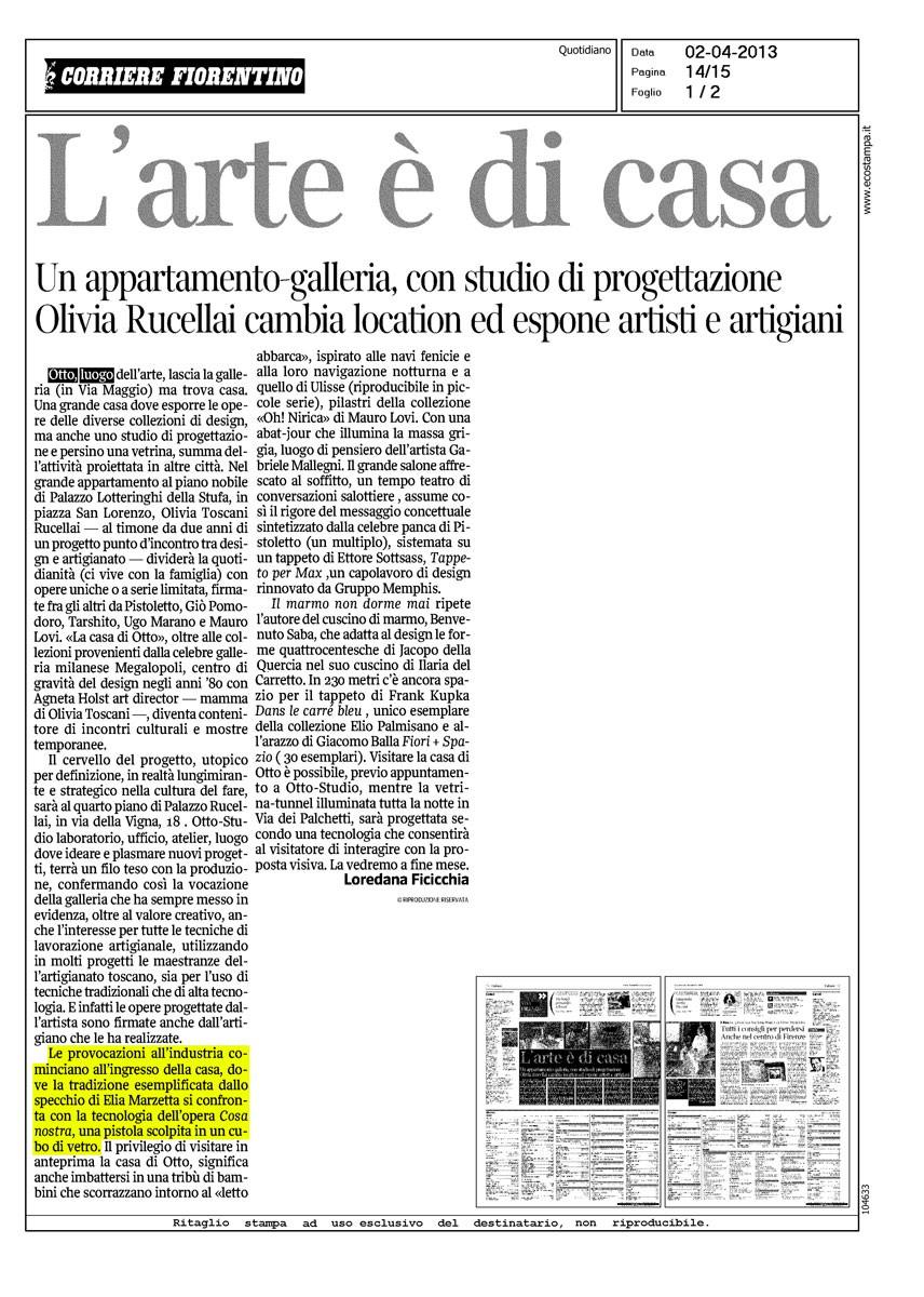CORRIERE FIORENTINO 04-2013